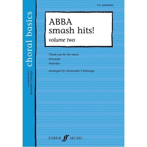 ABBA Smash Hits Book 2 SA/Accomp Arr L Estrange Choral Sheet Music