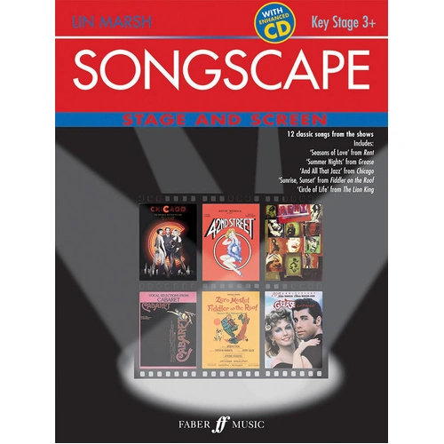 Songscape Stage and Screen Teachers Book & CD - Lin Marsh Faber 0571526098