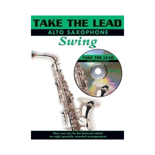Take the Lead Swing Alto Saxophone Sheet Music with CD