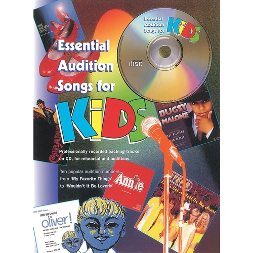 Audition Songs 10 For Kids PVG Book/CD
