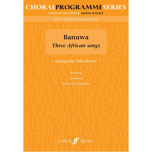 Banuwa Three African Songs SSAA Choral Sheet Music