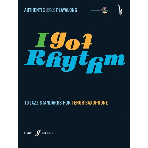 Jazz Playalong I Got Rhythm Tenor Sax Book/CD