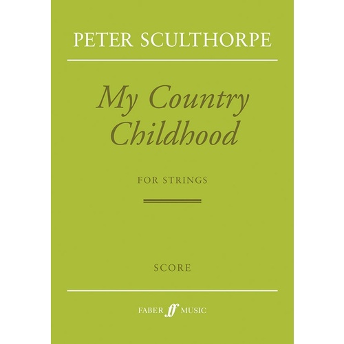 My Country Childhood For Strings - Score