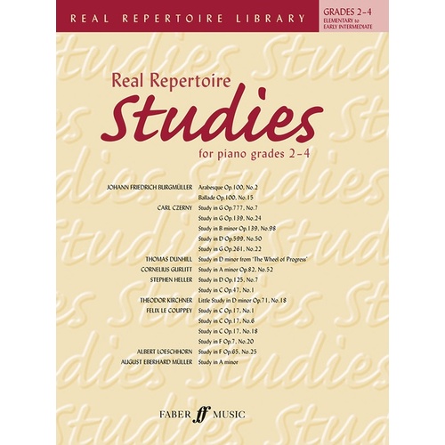 Real Repertoire Studies Piano Grades 2-4