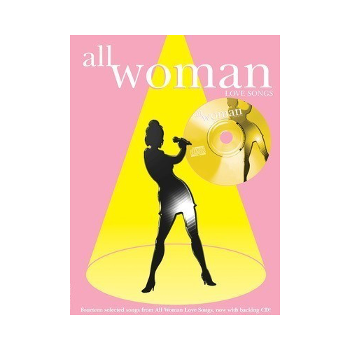 All Woman Love Songs PVG Book with CD