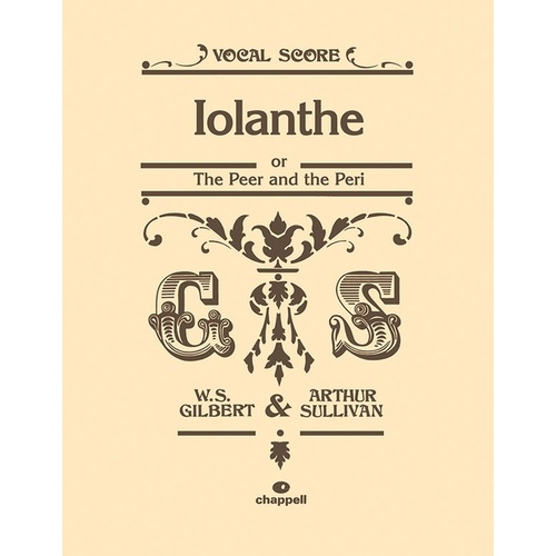 Iolanthe Vocal Score