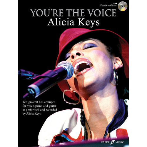 You're the Voice - Alicia Keys PVG Sheet Music Book and CD