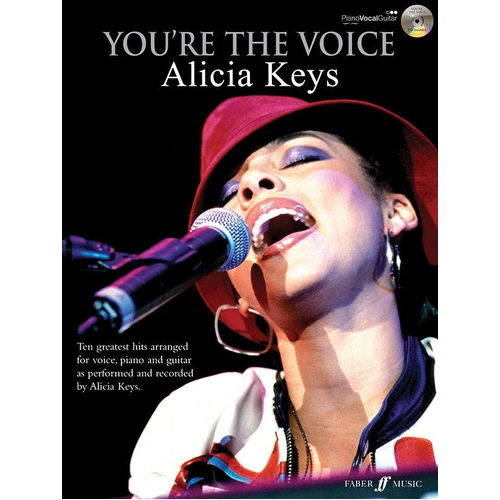 You're the Voice - Alicia Keys PVG Sheet Music Book with CD