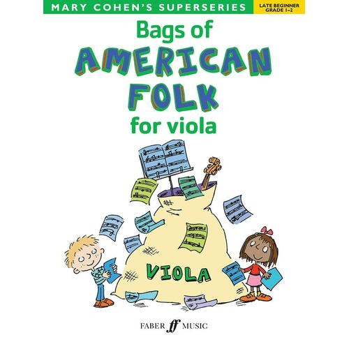 Bags of American Folk Sheet Music for Viola