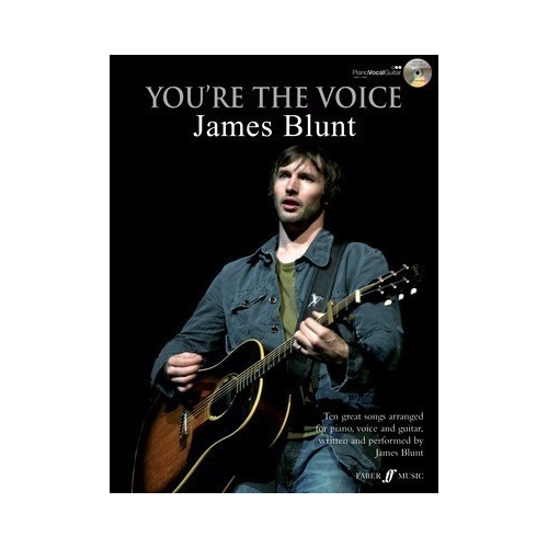 You're The Voice: James Blunt PVG Sheet Music Book with CD