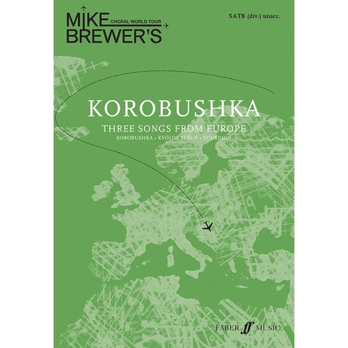 Korobushka SATB Choral Sheet Music by Mike Brewer