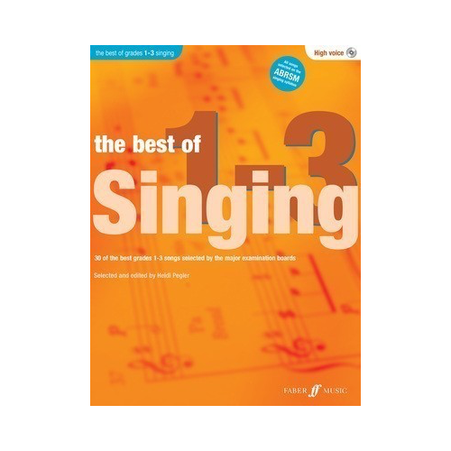 Best Of Singing Grades 1-3 High Voice Book with CD