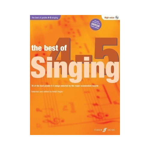 Best Of Singing Grades 4-5 High Voice Book with CD