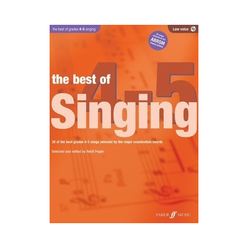 Best Of Singing Grades 4-5 Low Voice Book with CD