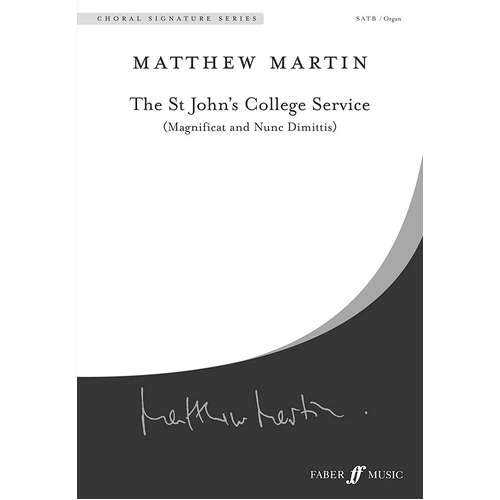 St John's College Service SATB Choral Sheet Music with Organ Accompaniment