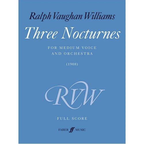 Three Nocturnes for Voice & Orchestra Full Score