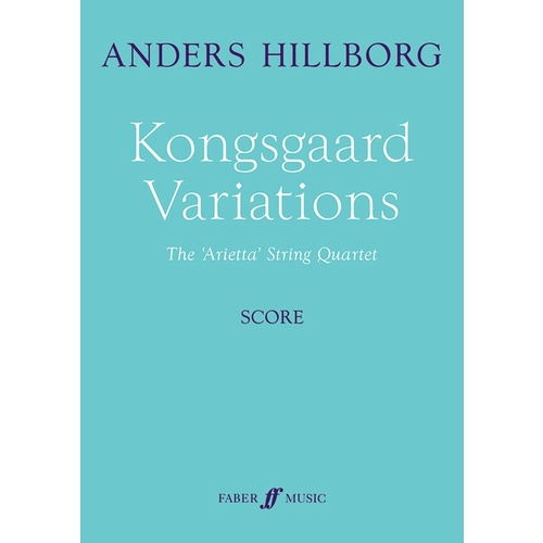 Kongsgaard Variations For String Quartet- Score