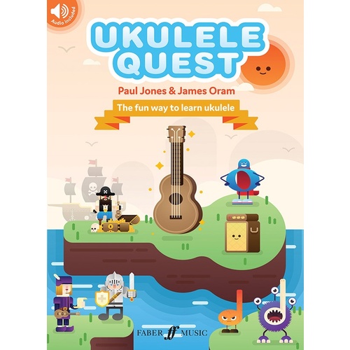 Ukulele Quest Book for Folk Instrument and Ukulele Sheet Music