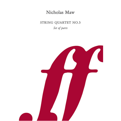 String Quartet No 3 Pts - Chamber Sheet Music