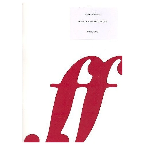 Sonata for Cello Alone - Cello Sheet Music, Solo Works by Composer