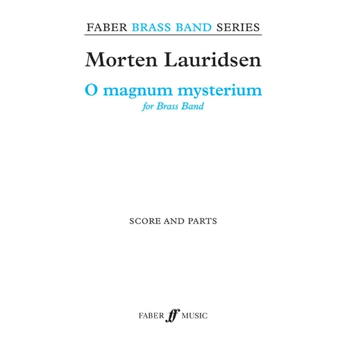 O Magnum Mysterium Brass Band Score/Parts by Morten Lauridsen, Arranged by Phillip Littlemore, SKU 0571569927