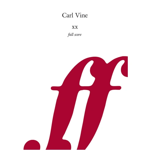 Piano Concerto No 1 - Full Score by Carl Vine