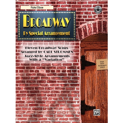 Broadway by Special Arrangement Flute/Oboe Book and CD