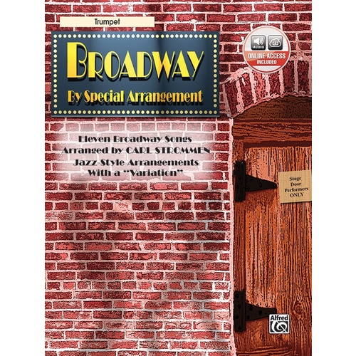 Broadway by Special Arrangement Trumpet Sheet Music Book with CD