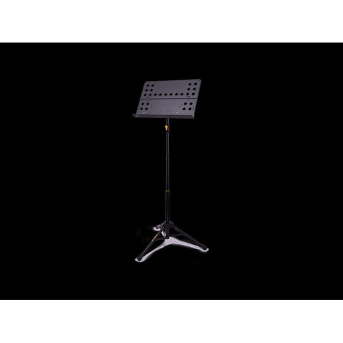 Hercules BS418BPLUS Three-Section Music Stand with Folding Desk and EZ Grip Height Adjustment