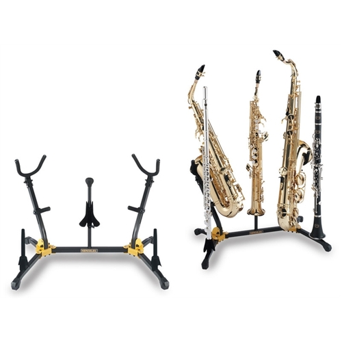 Hercules : DS538B: Duo Sax w/ clar/flt pegs+sop.Sax peg