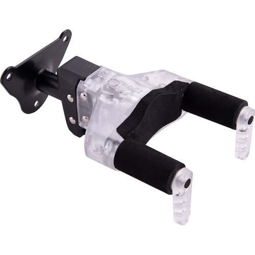 Hercules GSP39WBLT Plexi Guitar Wall Hanger Auto Grip Steel Mount