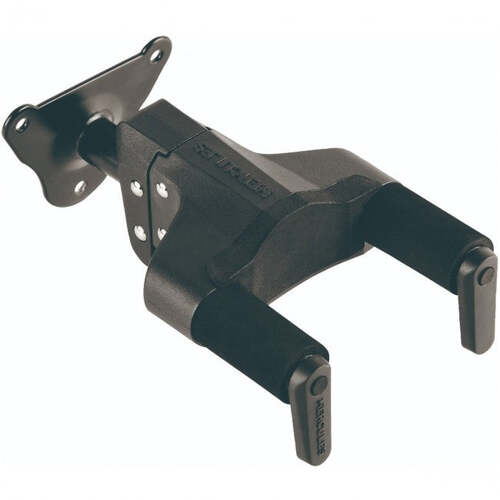 5 x Hercules GSP39WB Plus Auto Grip Guitar hanger for wall mounting, short arm