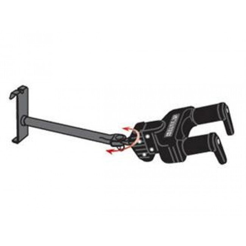 Hercules GSP40HB Auto Grip Guitar Hanger for Grid Wall with Adjustable Yoke
