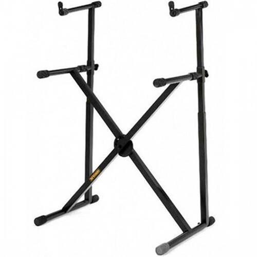 Hercules KS210B Keyboard Stand Double Braced Tier w/ Vertical Support