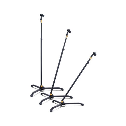 Hercules MS401B Plus Straight EZ Grip Microphone Stand with Tilting Base and Swivel Legs