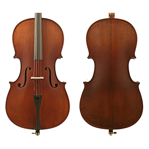 Enrico Student Plus II Cello Outfit - 1/4 Size with Lightweight Case and Accessories
