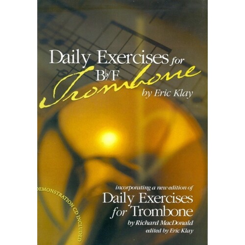 Daily Exercises for Bb/F Trombone Book with CD