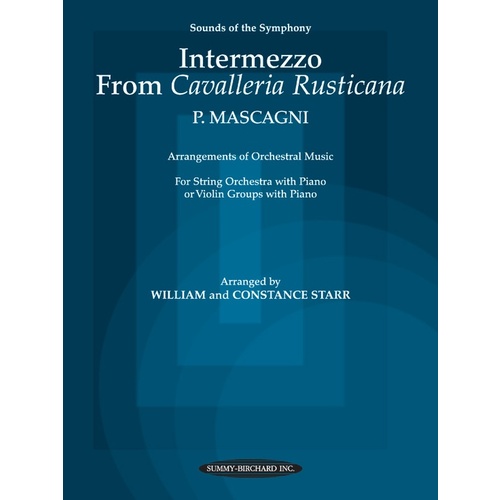 Intermezzo From Cavalleria Rusticana String Orchestra Gr 2.5
