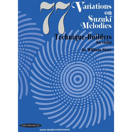 77 Variations on Suzuki Melodies for Violin Sheet Music