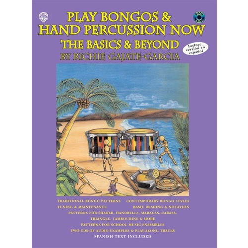 Play Bongos & Hand Percussion Now Book/2CDs