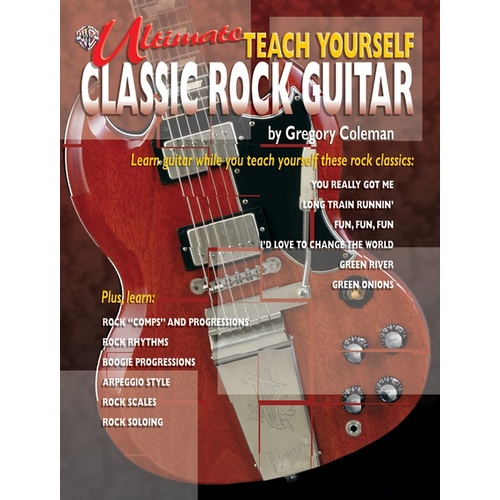Ultimate Teach Yourself Classic Rock Guitar Book with CD