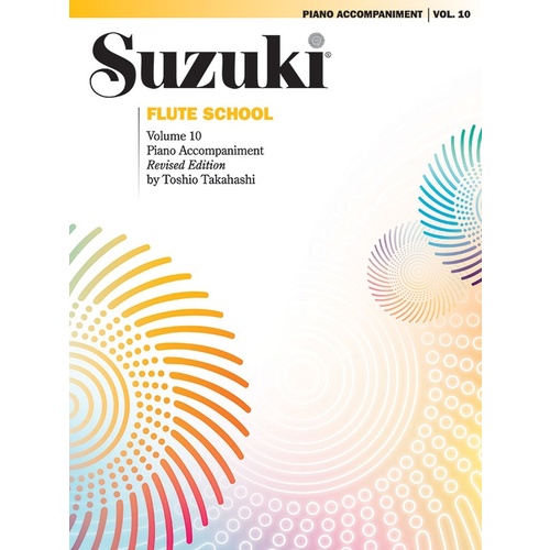 Suzuki Flute School Volume 10 Piano Accomp