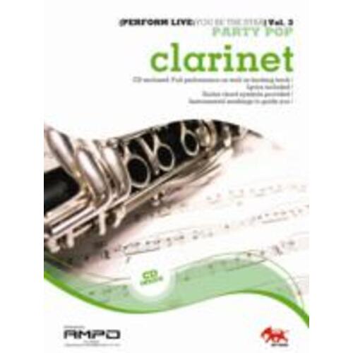 Perform Live 3 Party Pop Clarinet BK/CD