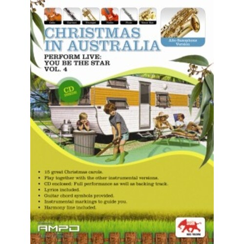 Perform Live Christmas in Australia Alto Sax Book/CD