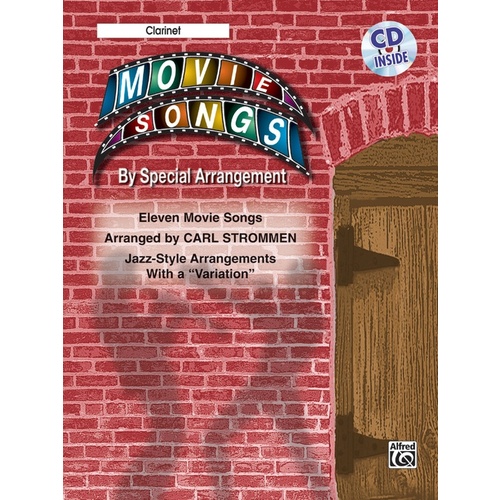 Movie Songs By Special Arrangement Clarinet Book/CD