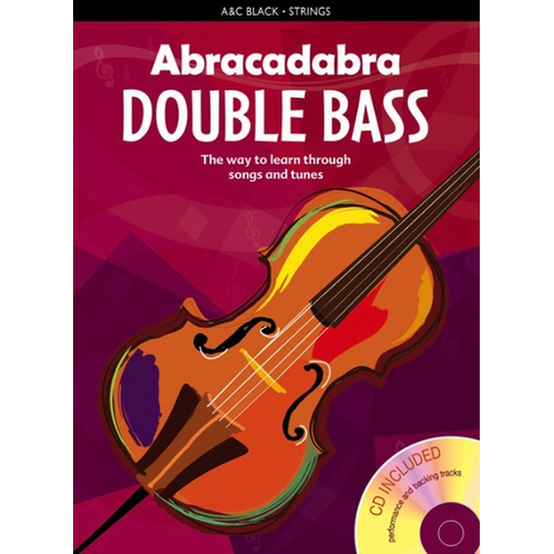 Abracadabra Double Bass Book 1 with CD by Andrew Marshall & Rosalind Lillywhite