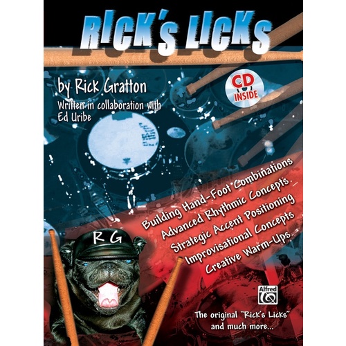 Ricks Licks Book/CD Drum