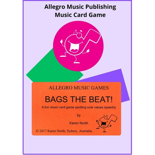 Bags the Beat! Music Card Game for 2+ Players