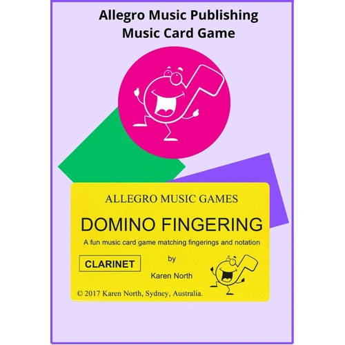 Domino Fingering Card Game for Clarinet