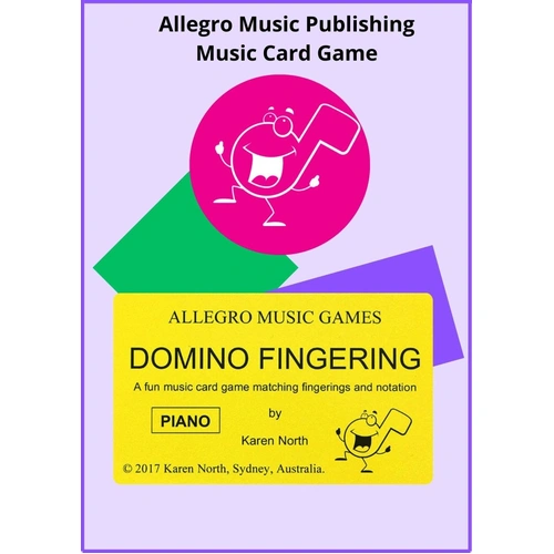 Domino Fingering Card Game for Piano